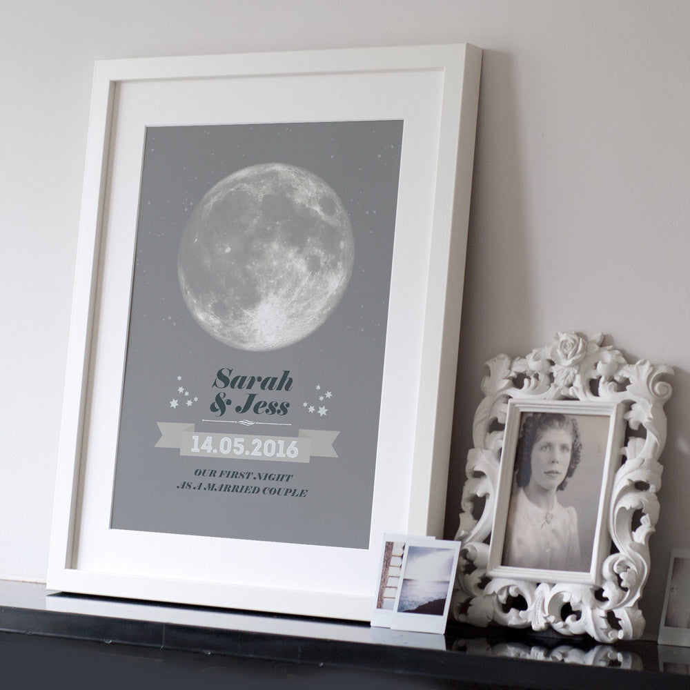 Personalised Moon Print